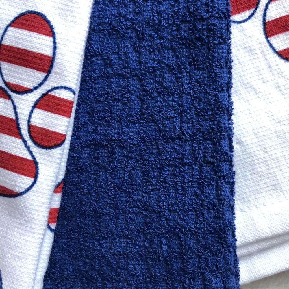 Deborah Connolly Patriotic PAWS Kitchen Towels
